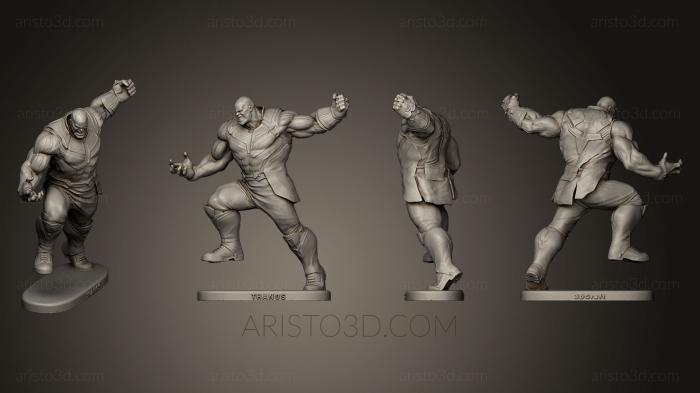 Figurines heroes, monsters and demons (STKM_0526) 3D model for CNC machine